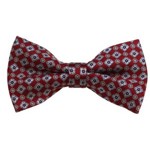Men's Geometric Color 2.75 W And 4.75 L Inch Pre-Tied adjustable Bow Ties - 1 of 3