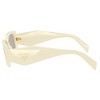 Prada PR 17WS 21D5J2 Womens Rectangle Sunglasses White Milk 49mm - 3 of 3