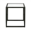  22" Metal Side Table in Black - Henn&Hart - 3 of 4