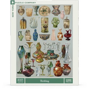 New York Puzzle Company Thrifting 1000 Piece Puzzle - 1 of 4