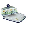 Blue Rose Polish Pottery 295 Ceramika Artystyczna Butter Dish - 2 of 2