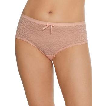 Jockey Women's Underwear EcoSeamfree Rib Boyshort, Pink Haze, XS