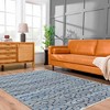 Hauteloom Gurit Blue & Brown Jute Rug - 2 of 4