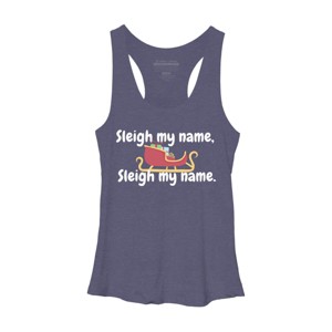 Women's Design By Humans Christmas pun By BeingMasculine Racerback Tank Top - 1 of 3