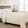 Washed Waffle Weave Duvet Cover and Sham Set - Threshold™ - image 2 of 4