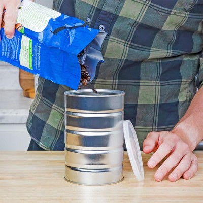 Cornucopia Brands Empty Coffee Cans (4-Pack); Metal Cans for Kitchen Storage, Coffee Packaging and Arts & Crafts — фото 3