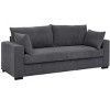 TiramisuBest Corduroy Sofa,Green, Corduroy Fabric - 3 of 4