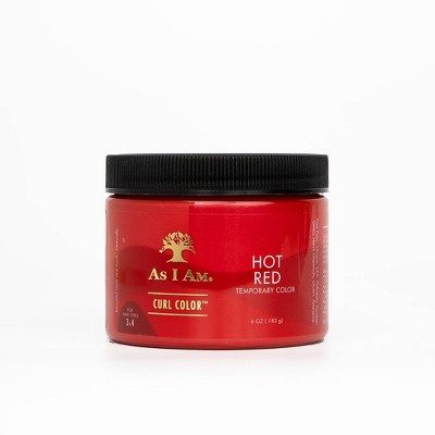 As I Am Curl Color Hot Red 6oz Target