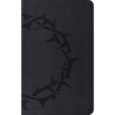 Thinline Bible-ESV-Crown Design - (Leather Bound)
