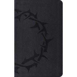 Thinline Bible-ESV-Crown Design - (Leather Bound) - 1 of 1