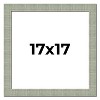 PosterPalooza | Square Sculpted Blue Picture Frame - UV Acrylic, Foam Board Backing, Hanging Hardware - 2 of 4