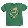 SmileyWorld Christmas Heart Eyes - Youth Short Sleeve Graphic T-Shirt - 2 of 4