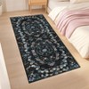 Modern Insect Botanical Pattern Area Rug Floral Print Rug Non-Slip Low Pile Soft Accent Carpet for Living Room Bedroom - 2 of 4