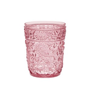 Chery Life Acrylic Glasses Drinking Set of 4, Plastic Drinking Glasses, Drinkware Set, Pink - 1 of 4