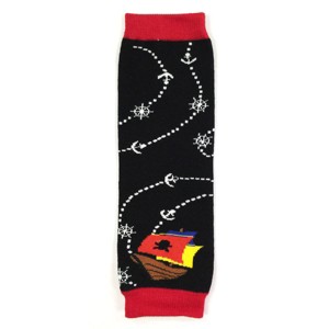 Wrapables Pirates Baby Leg Warmers - 1 of 4