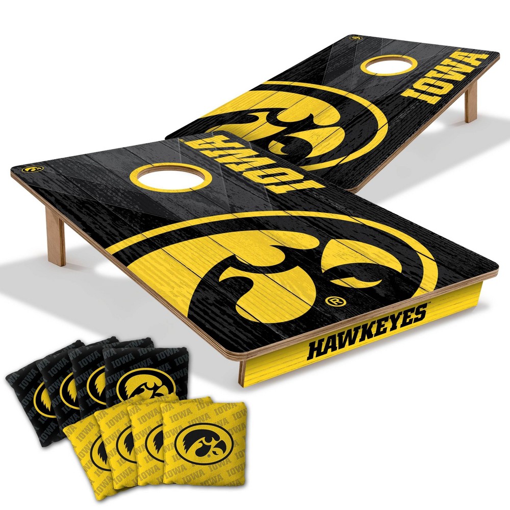 NCAA Iowa Hawkeyes 2'x3' Wood Toss Game Set