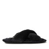 Dearfoams Women's Jessica Furry Crossband Slide Slipper - 3 of 4
