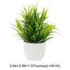 Unique Bargains Artificial Plants Spring Grass Arrangement Plastic 2.76"x2.76"x7.09" 1 Pc - 3 of 4