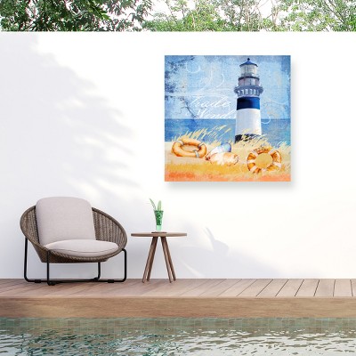 "Trade Winds Lighthouse" Outdoor Canvas