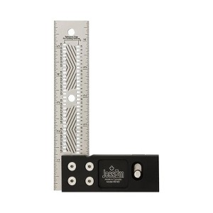 JessEm 07401 6” Stainless Steel Precision Square with Patented Flex Grip and Fade-Resistant Markings - 1 of 3