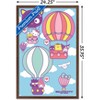 Trends International Hello Kitty and Friends: 22 Seize The Moment - Hot Air Balloons Framed Wall Poster Prints - 3 of 4