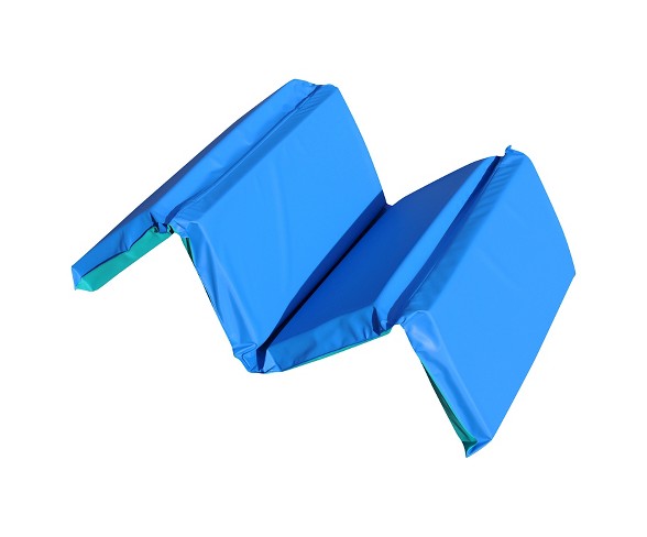 KinderMat&#174; Children's Rest Mat - Reversible Blue/Green (2x19x44")
