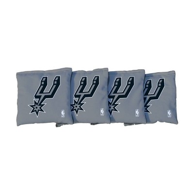NBA San Antonio Spurs Corn-Filled Cornhole Bags Silver - 4pk