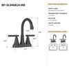 ALEXOUN 7.86" CUPC Certified 2-handle Bathroom Sink Faucet (Matt Black) - 3 of 4