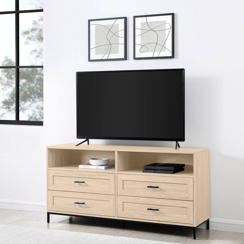 Orin Modern 4 Drawer TV Stand for TVs up to 60" - Saracina Home, 3 of 12