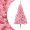 vidaXL Artificial Half Christmas Tree with Stand Pink 4 ft PVC - 2 of 4