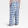 Women's Flannel Wide Leg Pajama Pants - Wild Fable™ - 2 of 3