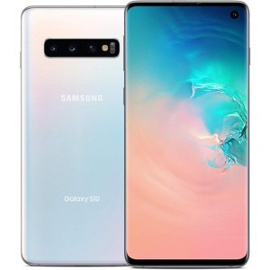 Samsung Galaxy S10 Factory Unlocked Android Cell Phone | 512GB of Storage | Fingerprint ID and Facial Recognition | Long-Lasting Battery | Prism White - 1 of 4