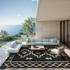 Lahome Pattern Series Outdoor Plastic Straw Rug-Waterproof Reversible Mat for Patio, Backyard, Camping, RV Awning - 3 of 4