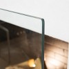 Barton Fireplace Screen Guard Panel Spark Guard Panel Tempered Glass Fence Stand (46" x 33") - 4 of 4