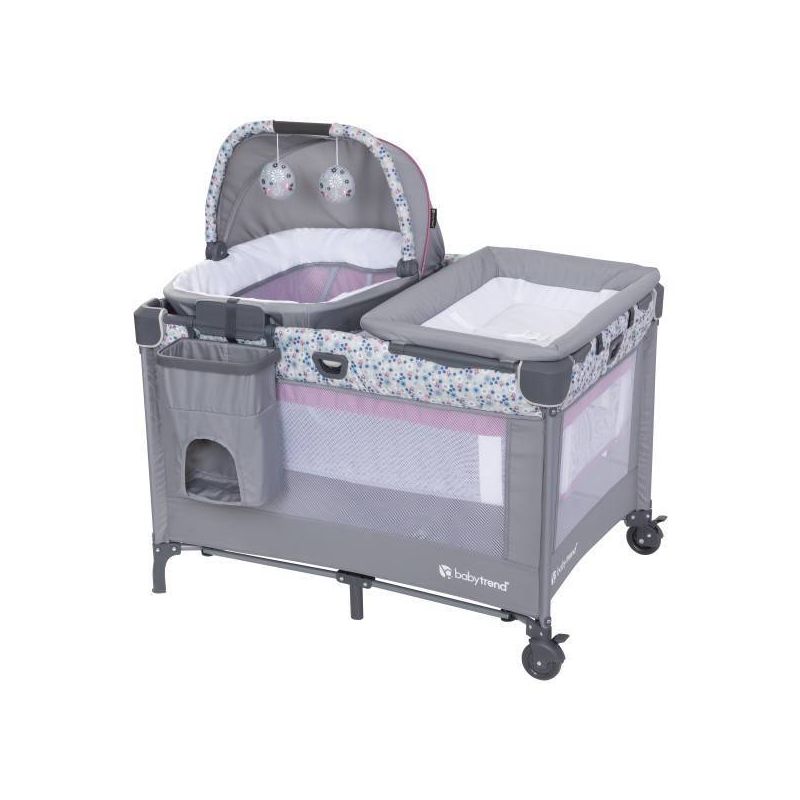 Baby Trend Nursery Den Playard with Rocking Cradle, 1 of 16