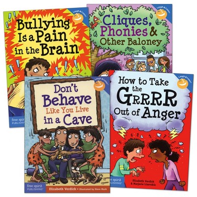 Free Spirit Publishing Self-Help for Kids Book Set  - Set of 4 - Paperback