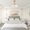 Parrot Uncle 30" Gold Modern LED Fandeliers Bladeless Ceiling Fan with Remote and Light - 2 of 4