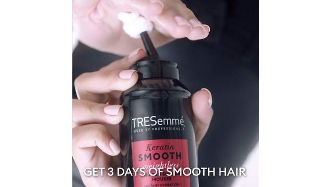 Tresemme Mousse Keratin Smooth Hydrating Hair Treatment - 7oz, 2 of 9, play video