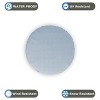 Covers&All Round Pillow Cover, Weather & UV Resistant, with Zippers, Round 30 in Diameter x 5 in H, Sky Blue - 3 of 4
