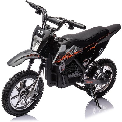 36V Ride on Dirt Bike Motorcycle for Teens,15.5MPH Fast Speed Electric Battery-Powered Off-Road Motorcycle, LED Light, Disc Brake