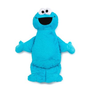 Sesame Street Cookie Monster Kids' Pillow Buddy Blue: Novelty Plush Pillow, Microfiber, Indoor Use, Sesame Street Bedroom Decor - 1 of 4