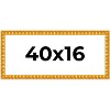 PosterPalooza | 40x16 Bamboo Picture Frame, UV Acrylic, 4 Finishes - Brown, Black, Gold, and Natural - 2 of 4