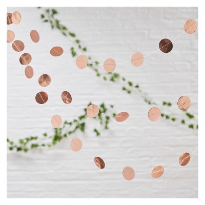 Circle Beautiful Botanics Garland Beautiful Rose Gold