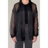 Women's Sheer Button Down Shirt - Things Between - 2 of 4