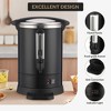 CuisinSmart Commercial Coffee Urn,Large Capacity Hot Coffee Dispenser,Stainless Steel Hot Water Urn for Buffets and Gatherings - 3 of 4