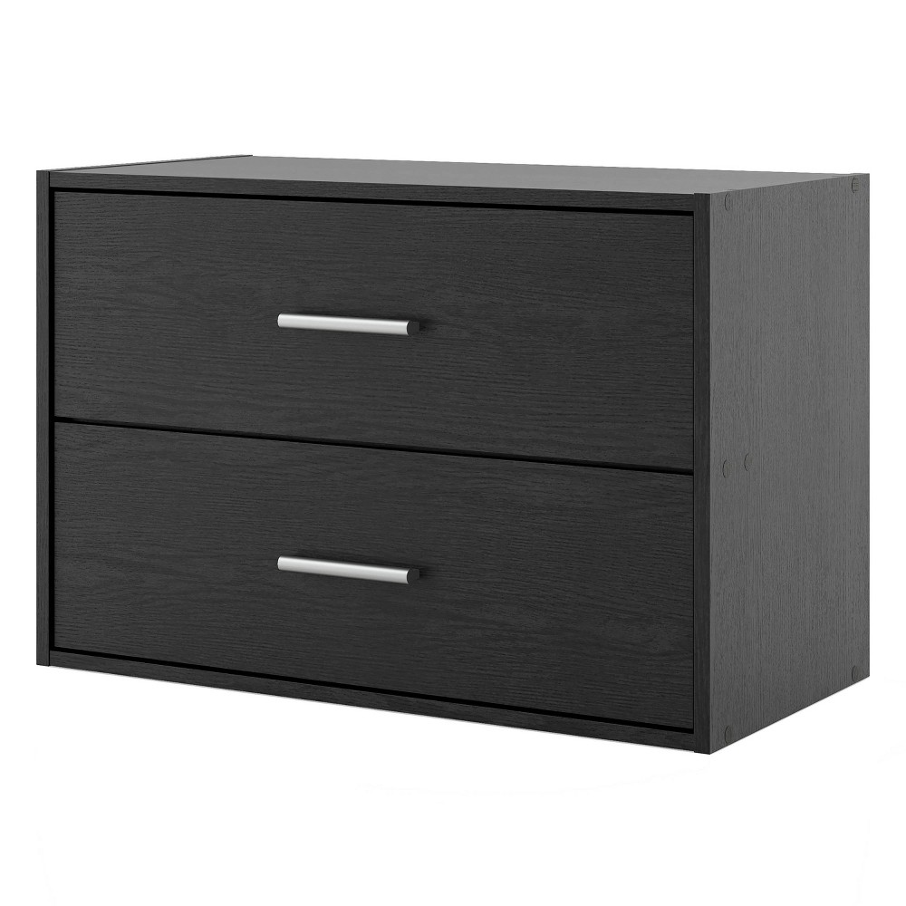 Photos - Wardrobe 24/7 Shop At Home 16" Silkpath Modern 2 Drawer Stackable and Modular Bookc