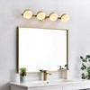 Elegant Lighting Majesty 4 light Chrome and frosted white Bath Sconce - 2 of 4