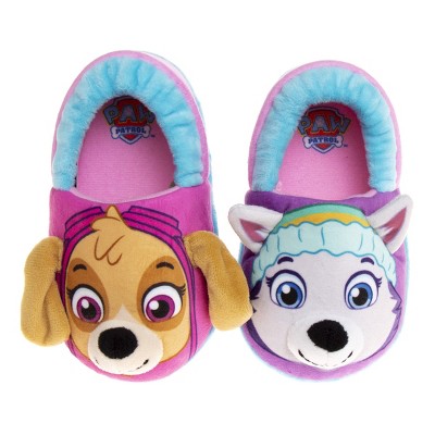 Nickelodeon Paw Patrol Toddler Girls' Dual Sizes Slippers
