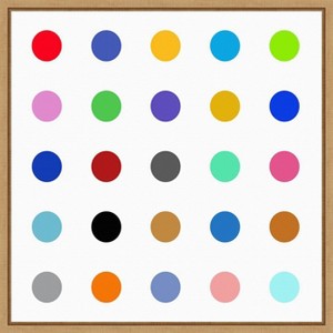 Amanti Art Circle Five Multicolor by Karl Langdon Canvas Wall Art Print Framed 22 x 22-in. - 1 of 4