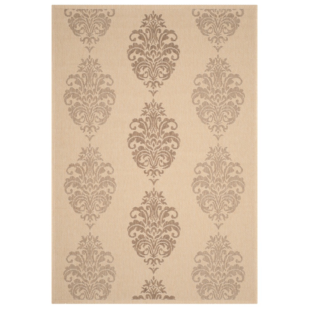 5'3inX7'7in Orly Outdoor Rug Natural/Brown - Safavieh